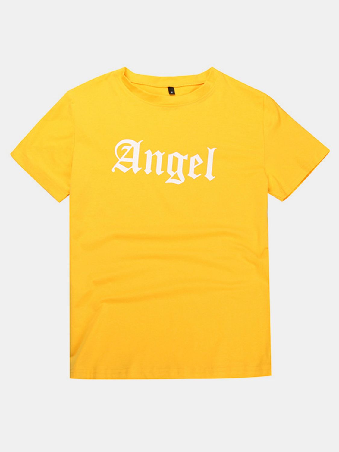 Perfee ANGEL Round Neck Short Sleeve T-Shirt