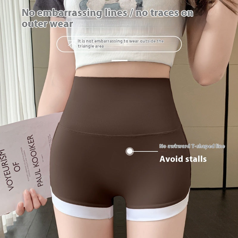 Dreipunkt-Haifischhose für Damen, Hüfthebende Sportshorts