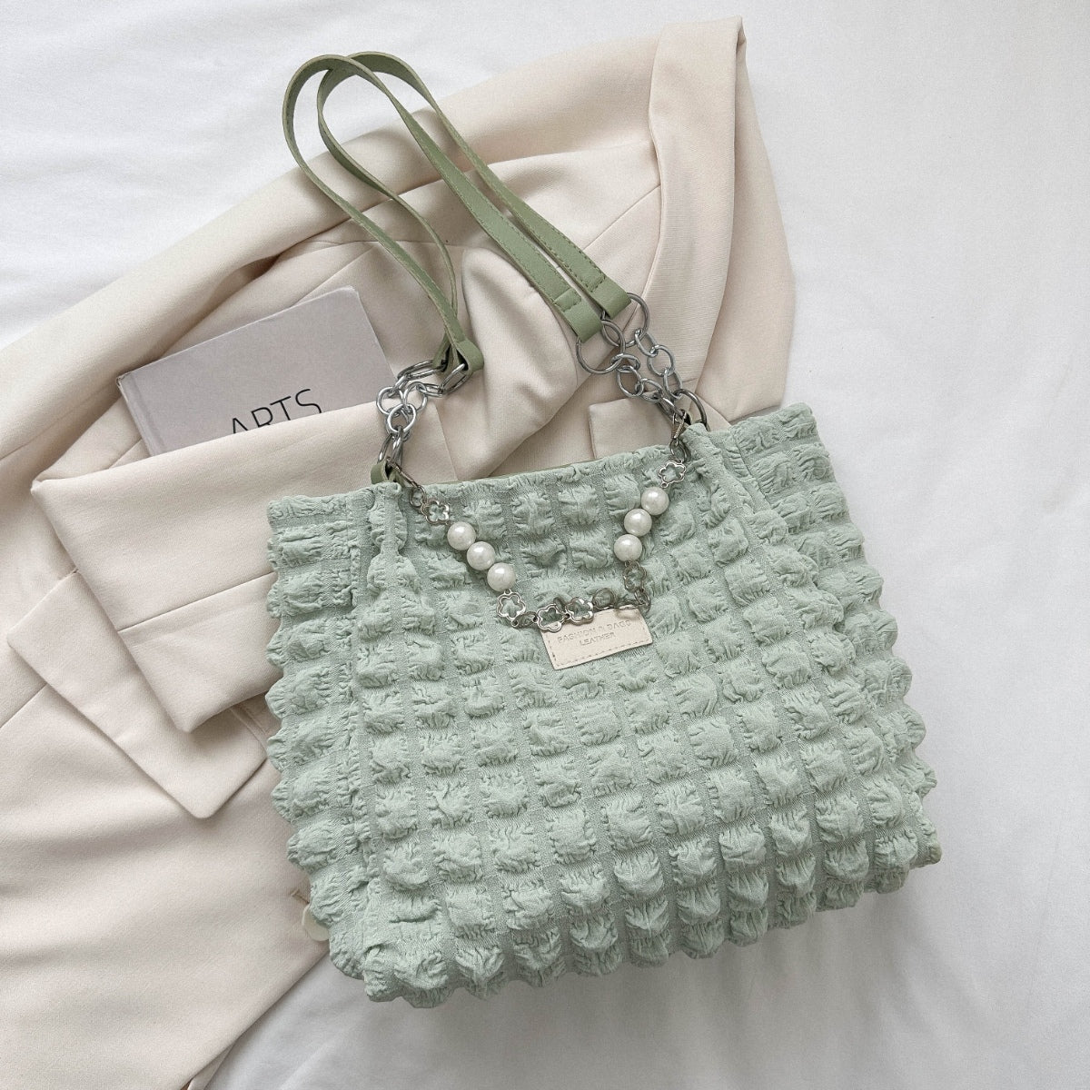 Bubble Textured Tote Bag