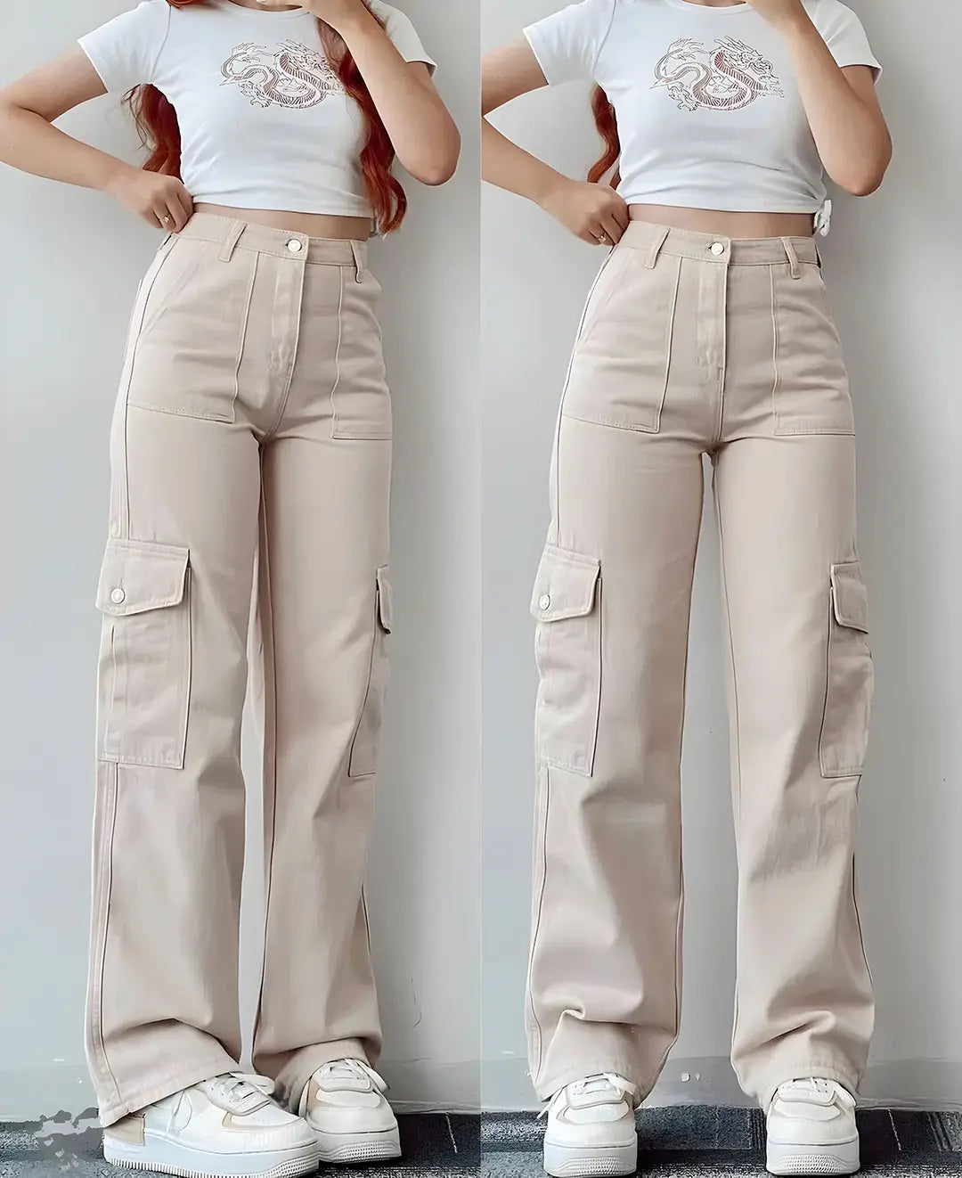 Virale Vintage-Cargohose