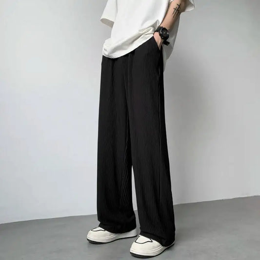 Pleated Wide Leg Pants