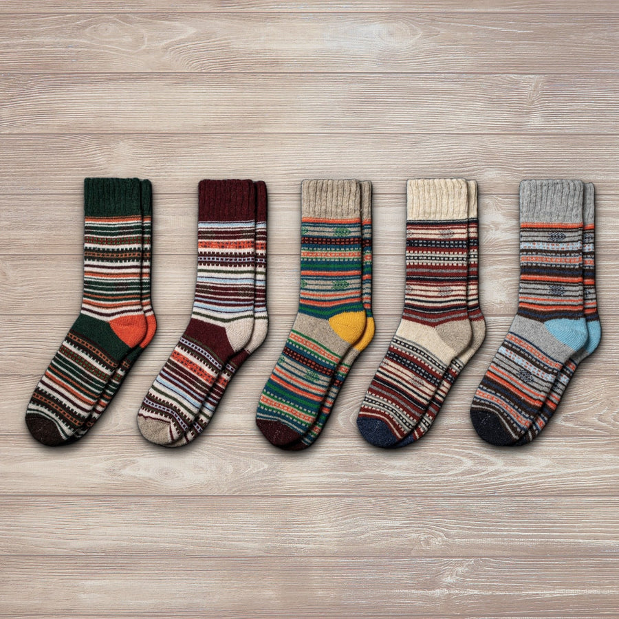 Espen™ | Nordic Wool Socks — 5-Pair Set — Final Edit