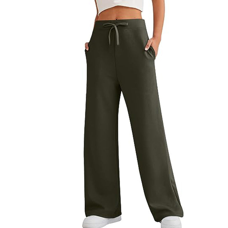 Women's Autumn Leisure Loose Wide-leg Pants