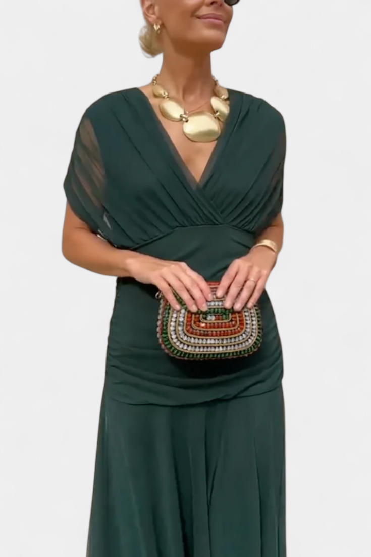 Morgan - Elegant Green Dress