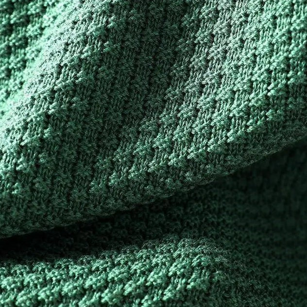 My Store 4 Barbara Relaxed Knit Jumper in een diepgroene kleur met een gedetailleerde, zachte gebreide textuur.