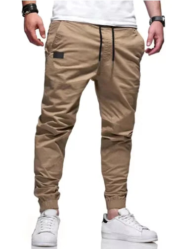 Pantalones cargo multibolsillos de alta calidad para hombre