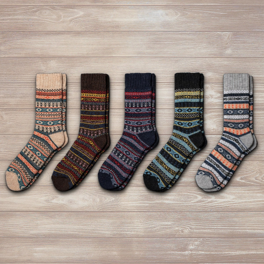 Ragnar™ | Nordic Wool Socks — 5-Pair Set — Final Edit