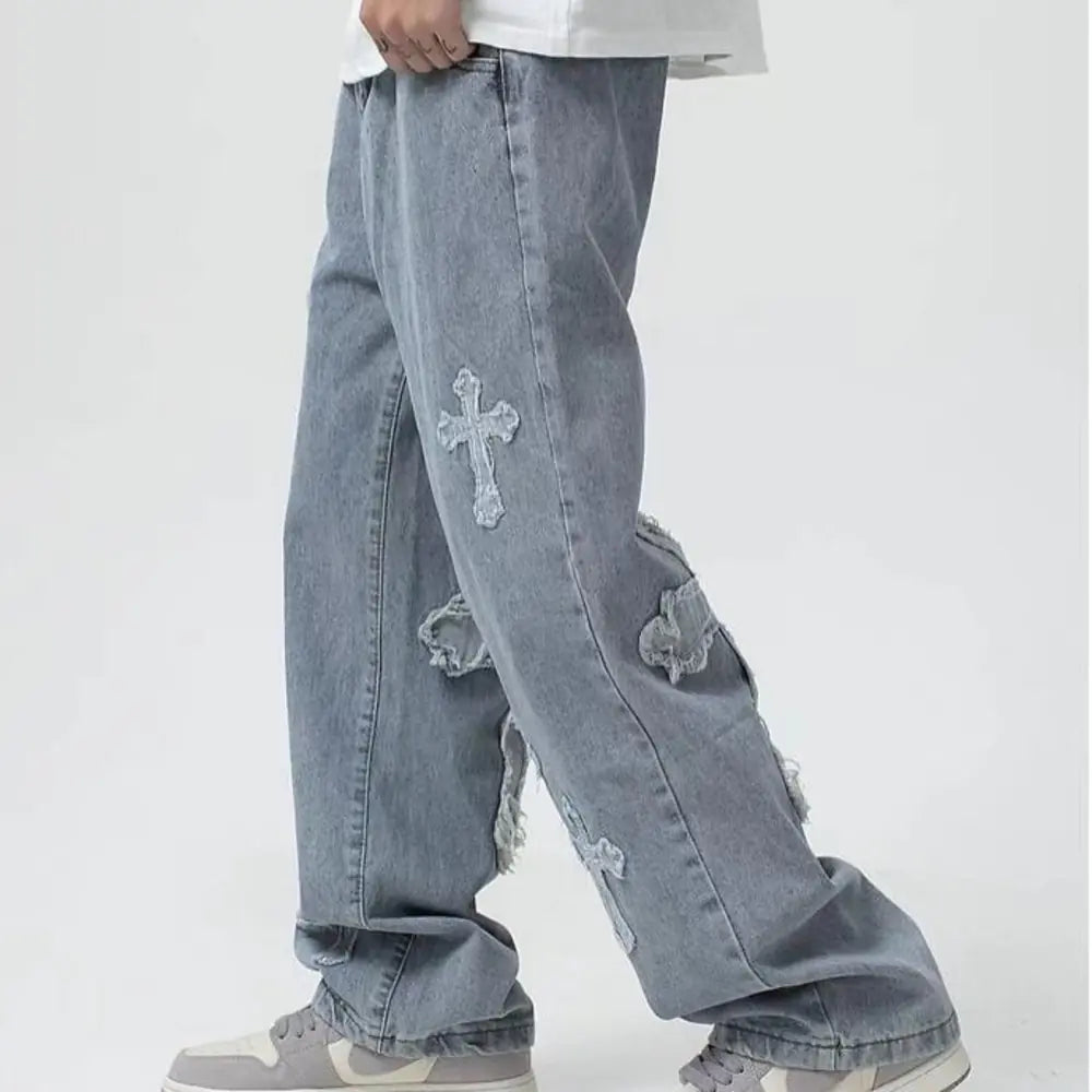 Streetwear-Baggy-Jeans für Männer