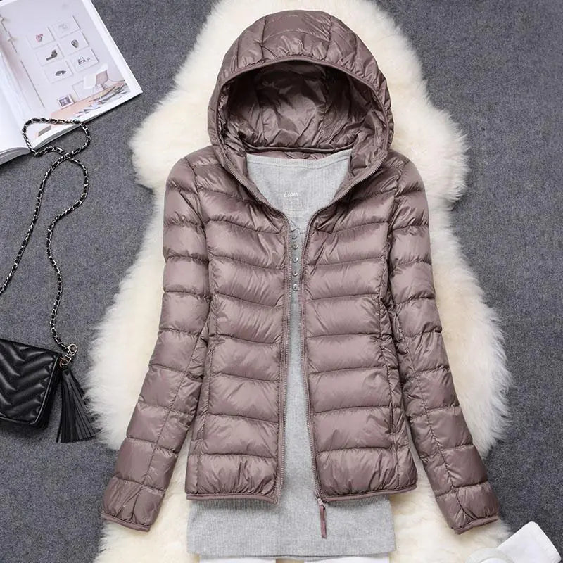 North - Pleated Cotton Jacket with Hood